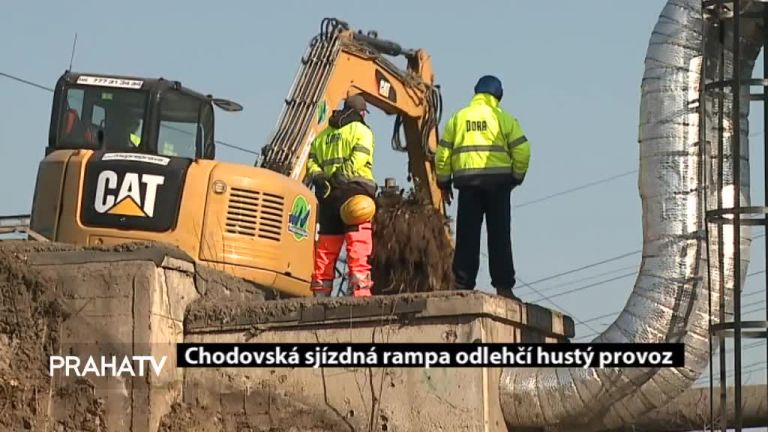 Chodovská sjízdná rampa odlehčí hustý provoz