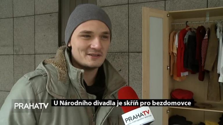 U Národního divadla je skříň pro bezdomovce