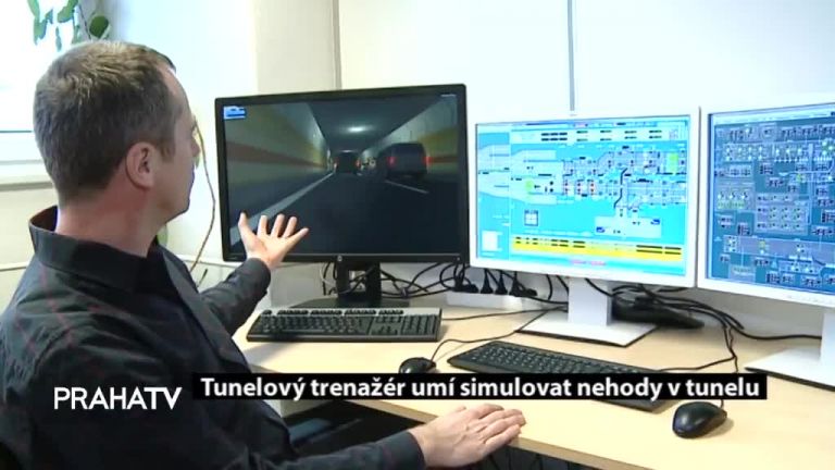 Tunelový trenažér umí simulovat nehody v tunelu