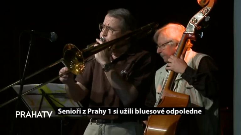 Senioři z Prahy 1 si užili bluesové odpoledne