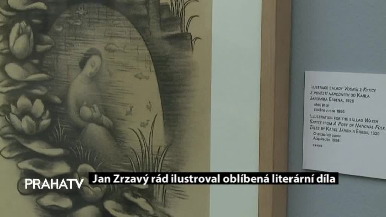 Jan Zrzavý rád ilustroval oblíbená literární díla