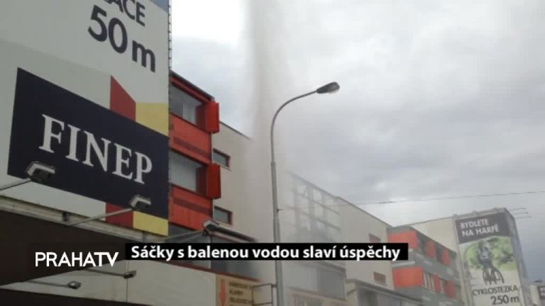 Sáčky s balenou vodou slaví úspěchy