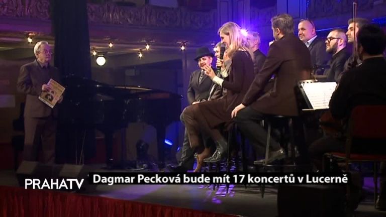 Dagmar Pecková bude mít 17 koncertů v Lucerně