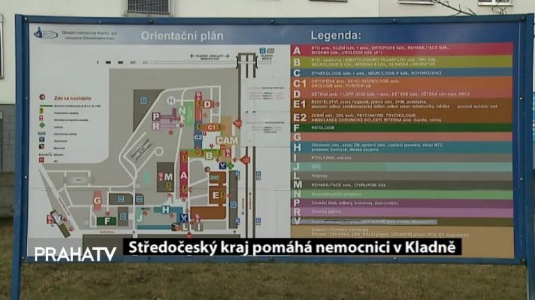 Středočeský kraj pomáhá nemocnici v Kladně 