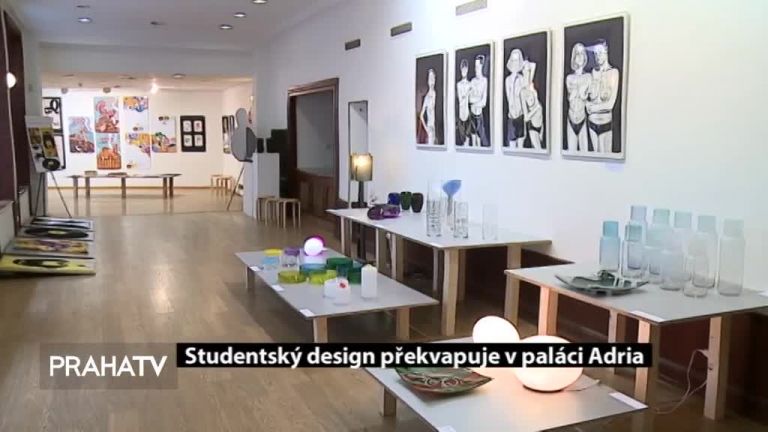 Studentský design překvapuje v paláci Adria