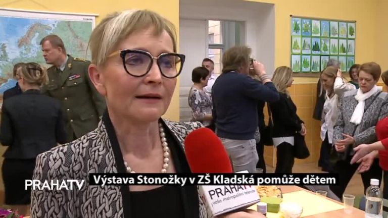 Výstava Stonožky v ZŠ Kladská pomůže dětem