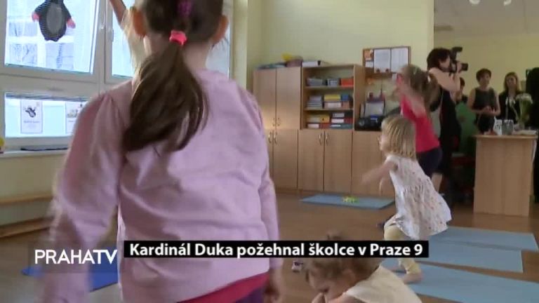 Kardinál Duka požehnal školce v Praze 9