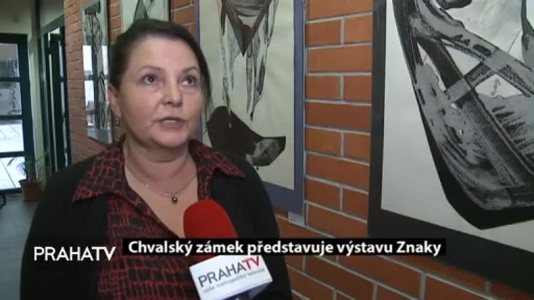 Chvalský zámek zahájil výstavu Znaky