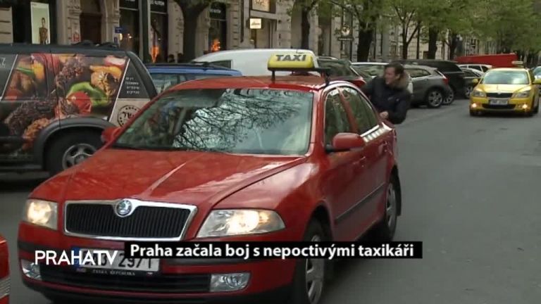 Praha začala boj s nepoctivými taxikáři