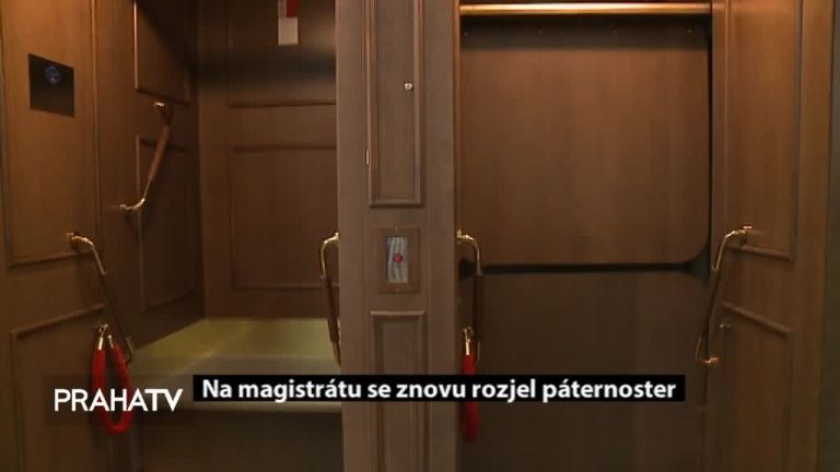 Na magistrátu se znovu rozjel páternoster