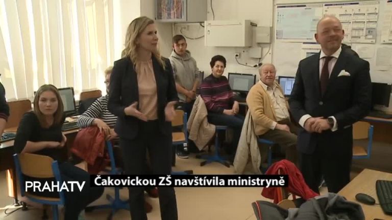 Čakovickou ZŠ navštívila ministryně 