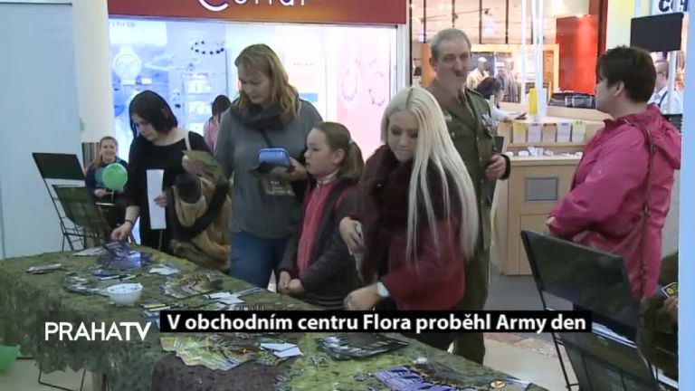 ​V obchodním centru Flora proběhl Army den