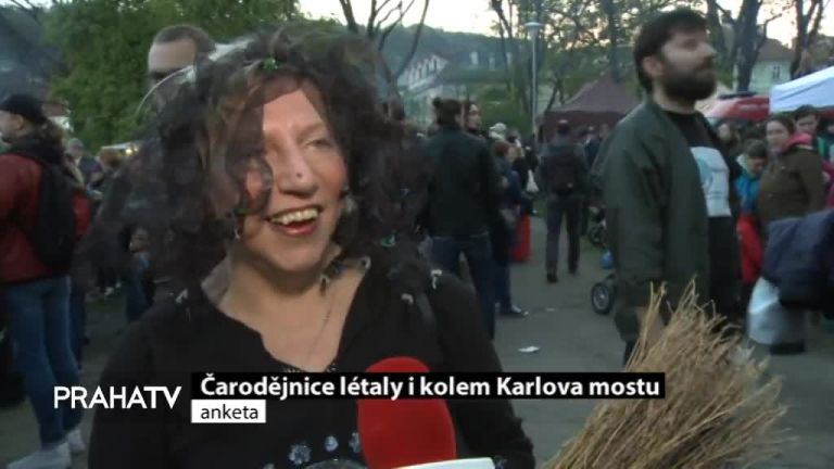 Čarodějnice létaly i kolem Karlova mostu