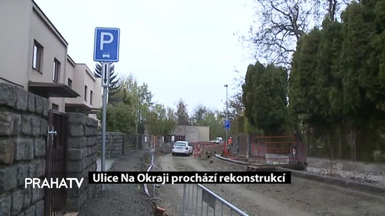 Ulice Na Okraji prochází rekonstrukcí 