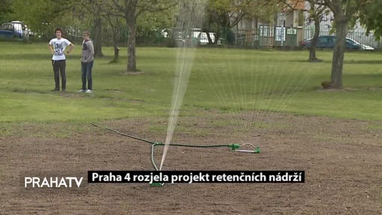 Praha 4 rozjela projekt retenčních nádrží