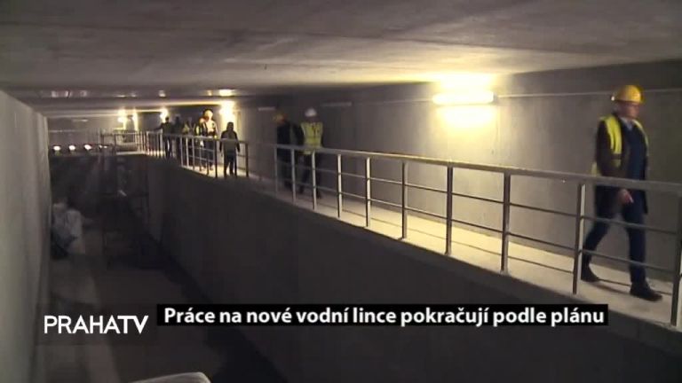 Práce na nové vodní lince pokračují podle plánu