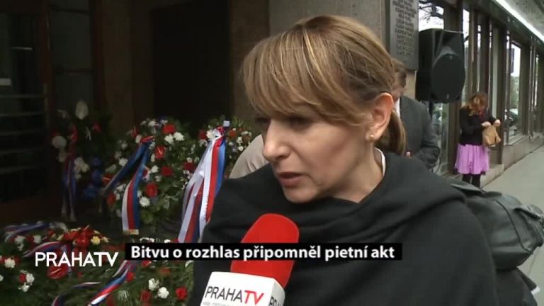 Bitvu o rozhlas připomněl pietní akt 