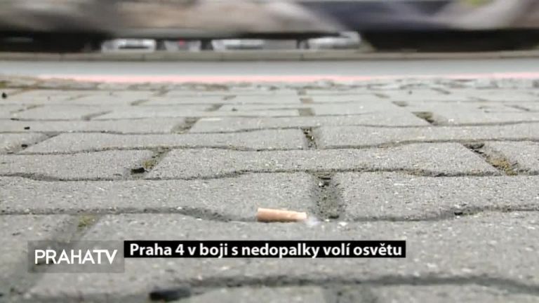 Praha 4 v boji s nedopalky volí osvětu