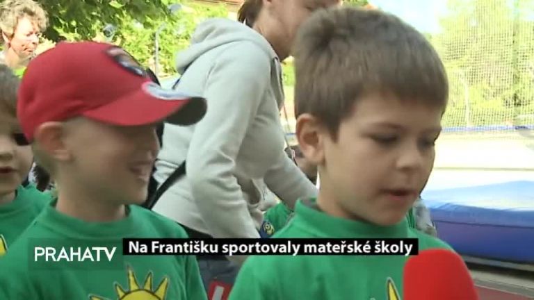 Na Františku sportovaly mateřské školy