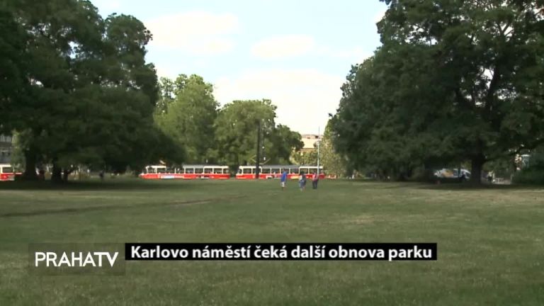 Karlovo náměstí čeká další obnova parku