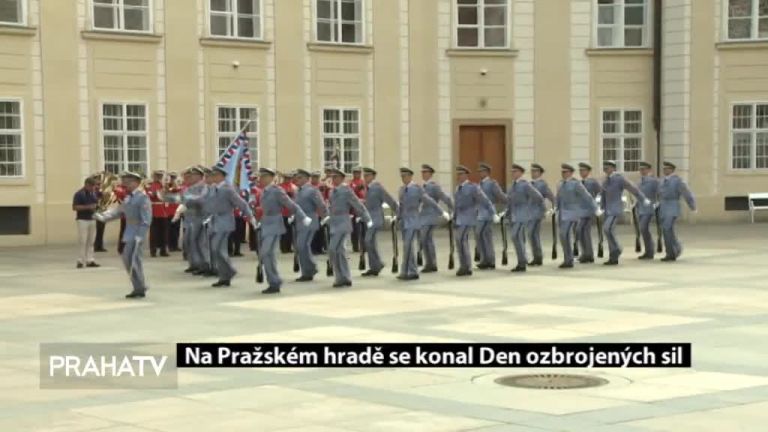 Na Pražském hradě se konal Den ozbrojených sil 