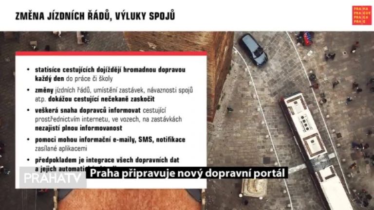 Praha připravuje nový dopravní portál 
