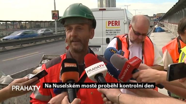 Na Nuselském mostě proběhl kontrolní den