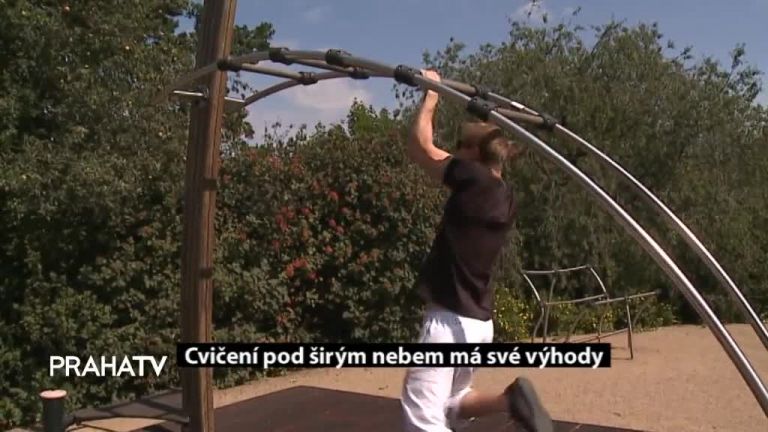 Cvičení pod širým nebem má své výhody