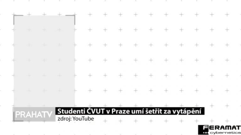 Studenti ČVUT v Praze umí šetřit za vytápění