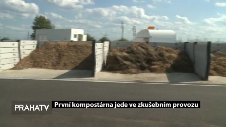 První kompostárna jede ve zkušebním provozu