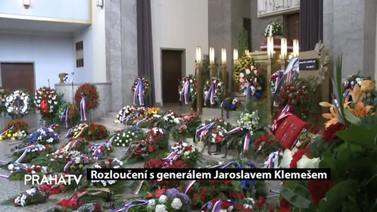 Rozloučení s generálem Jaroslavem Klemešem