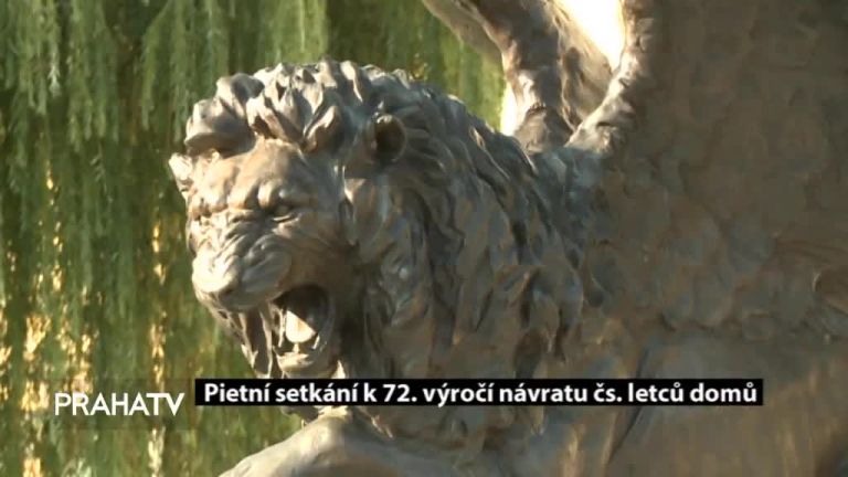 Pietní setkání k 72. výročí návratu čs. letců domů