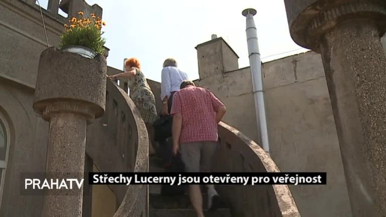 Střechy Lucerny jsou otevřeny pro veřejnost