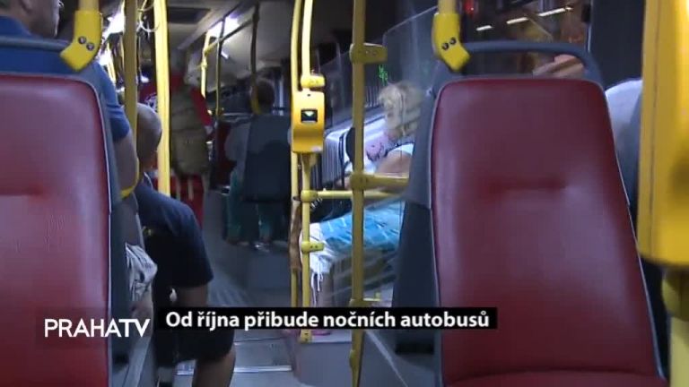 Od října přibude nočních autobusů