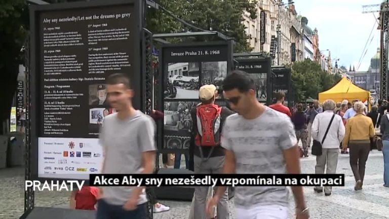 Akce Aby sny nezešedly vzpomínala na okupaci 