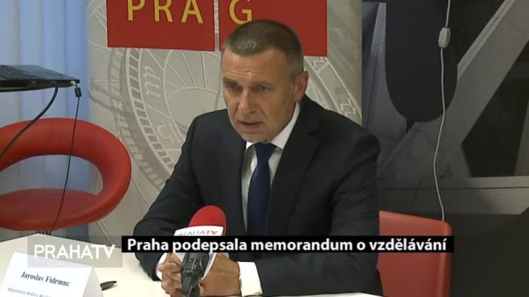 Praha podepsala memorandum o vzdělávání