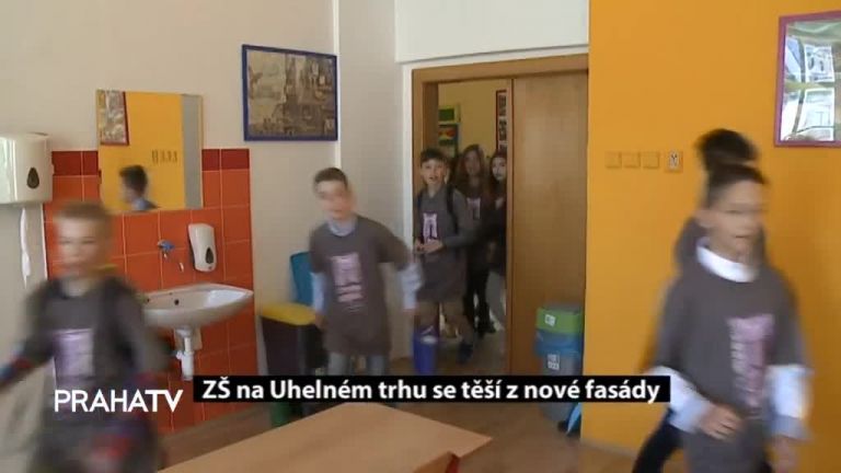 ZŠ na Uhelném trhu se těší z nové fasády