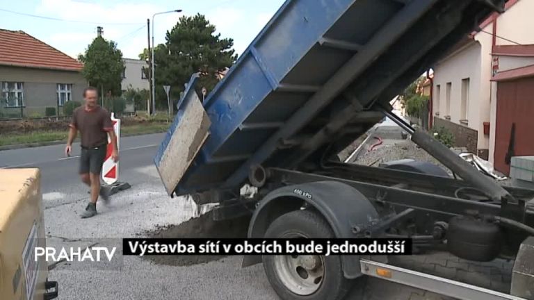 Výstavba sítí v obcích bude jednodušší