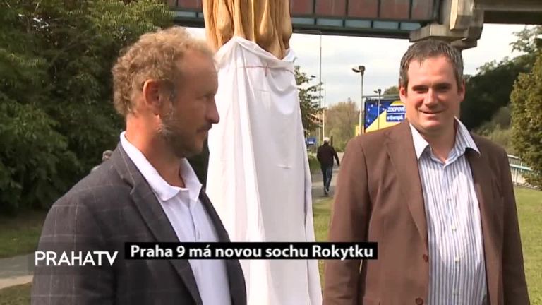 Praha 9 má novou sochu Rokytku