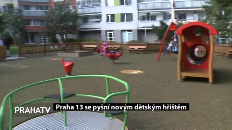 Praha 13 se pyšní novým dětským hřištěm