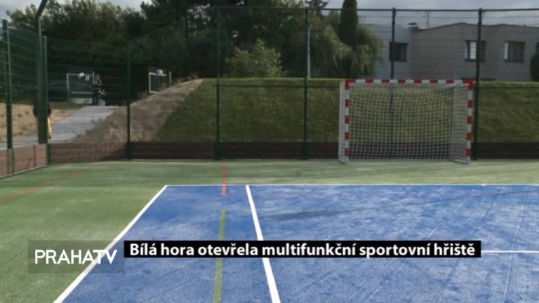 Bílá Hora otevřela multifunkční sportovní hřiště