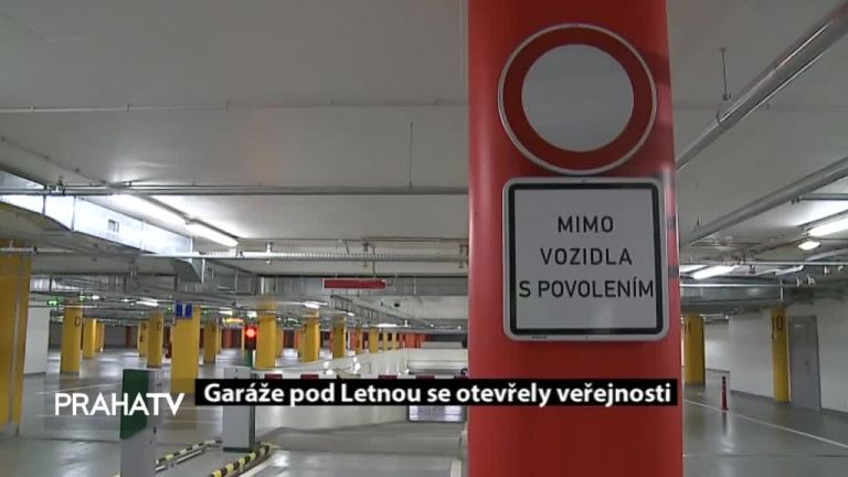 Garáže pod Letnou se otevřely veřejnosti