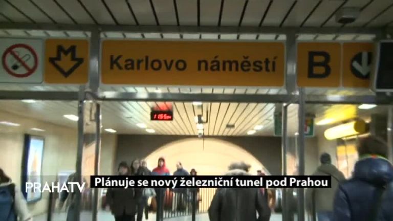Plánuje se nový železniční tunel pod Prahou