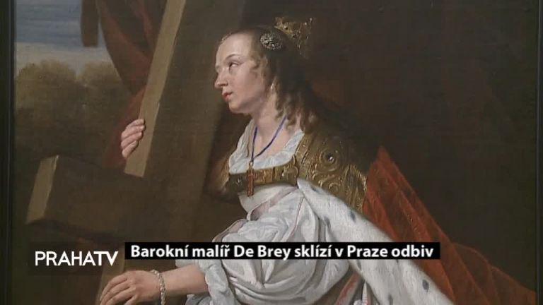 Barokní malíř De Bray sklízí v Praze obdiv