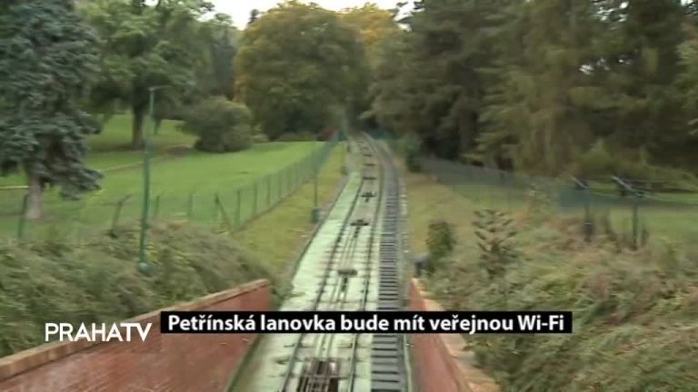 Petřínská lanovka bude mít veřejnou Wi-Fi