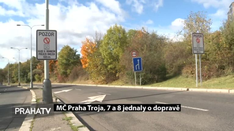 MČ Praha Troja, 7 a 8 jednali o dopravě 