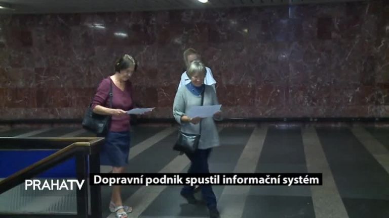 Dopravní podnik spustil informační systém