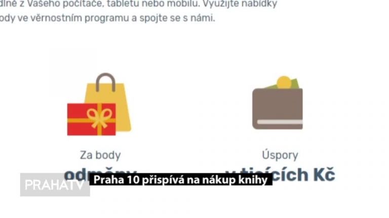 Praha 10 přispívá na nákup knihy