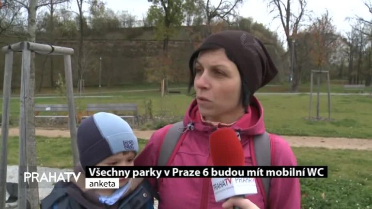 Všechny parky v Praze 6 budou mít mobilní WC