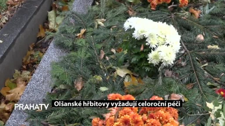 Olšanské hřbitovy vyžadují celoroční péči